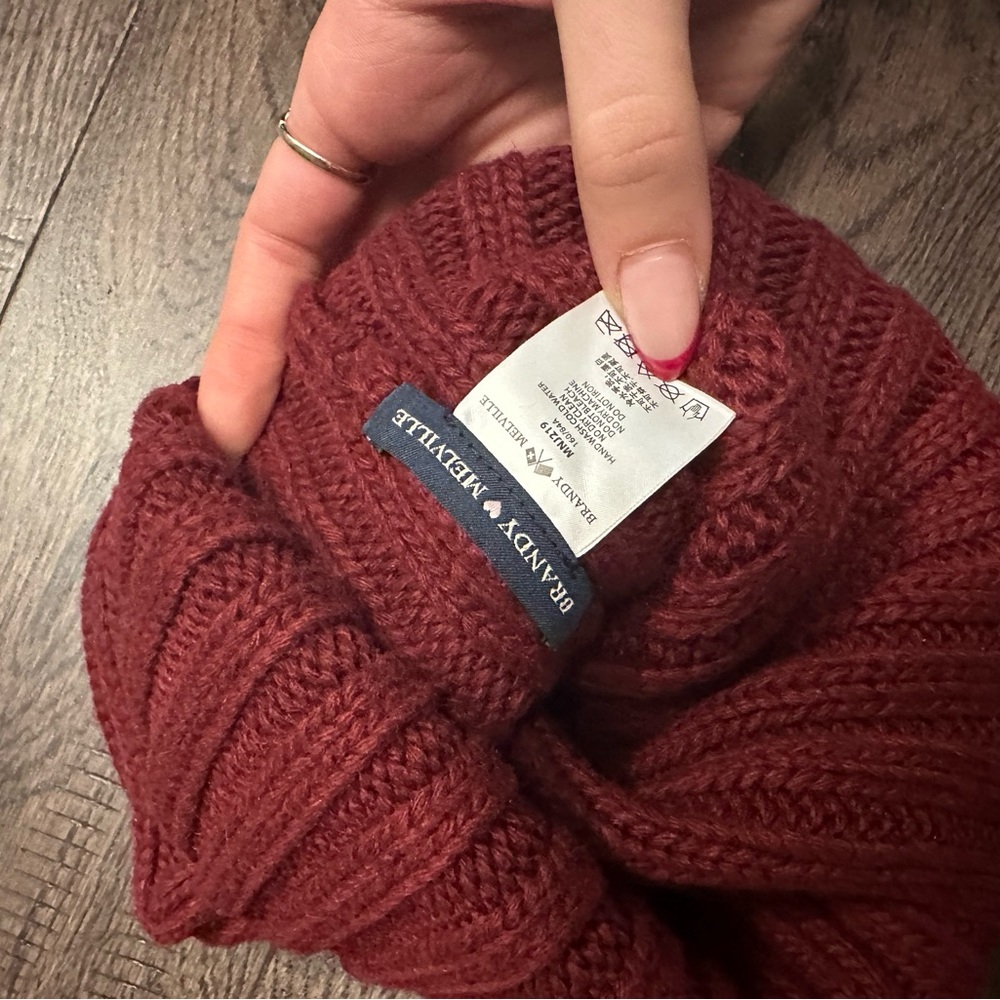 Brandy Melville Maroon Beanie